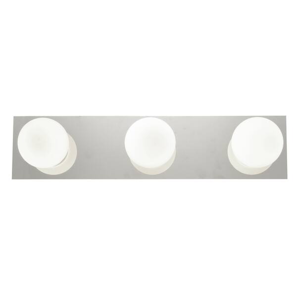 slide 1 of 1, Access Lighting Classic Chrome 3 Light LED Vanity