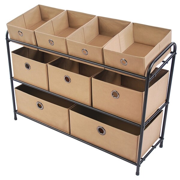 Tan 3Tier Storage Organizer Free Shipping Today