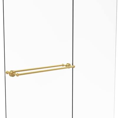 Allied Brass Dottingham Collection 30-inch Back-to-back Shower Door Towel Bar