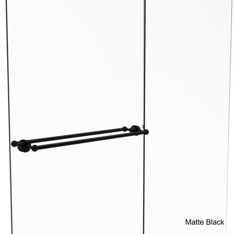 Allied Brass Dottingham Collection 30-inch Back-to-back Shower Door Towel Bar