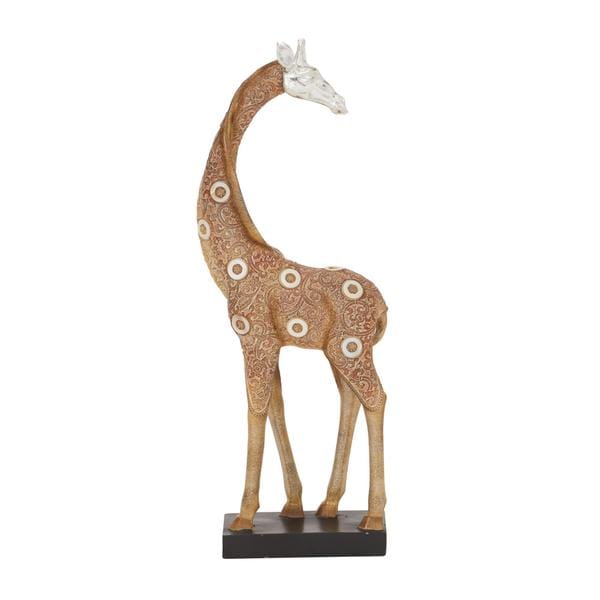 Shop Natural Finish Resin Giraffe Figurine - On Sale - Free Shipping ...