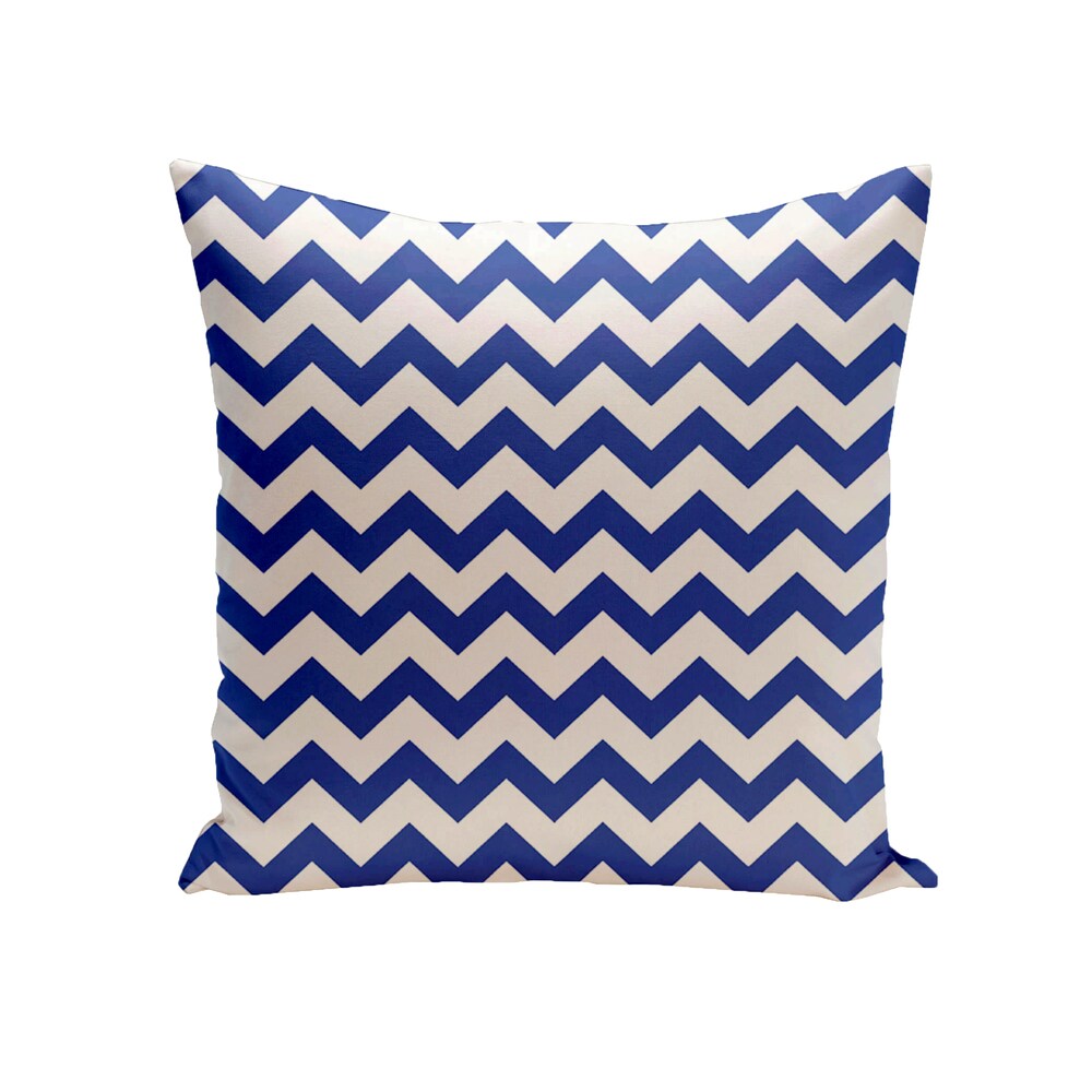 Sunnydaze 2 Indoor/Outdoor Lumbar Throw Pillow Covers - 20-inch - Chevron Bliss