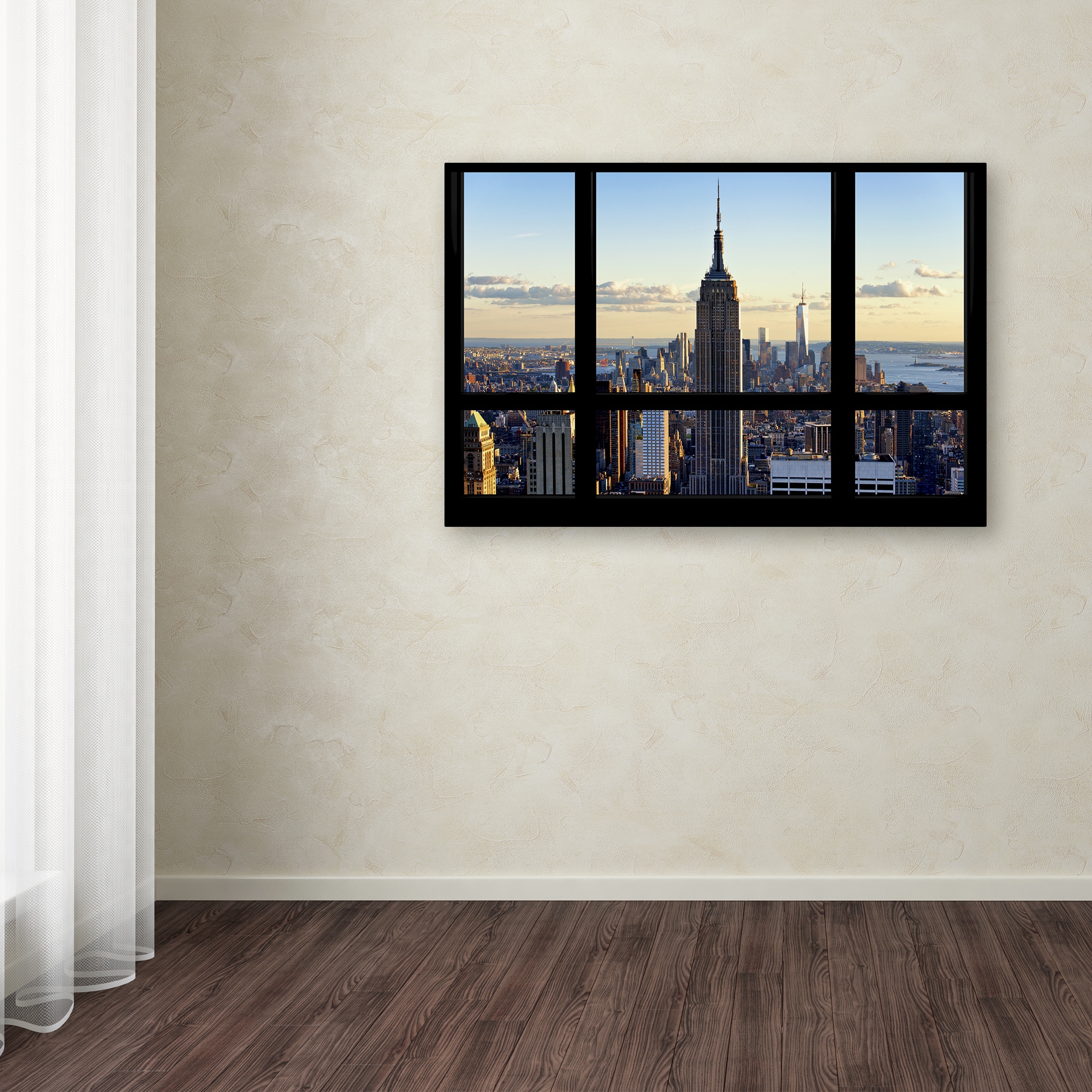 Shop Philippe Hugonnard New York Window View Canvas Art Multi Overstock 12013802