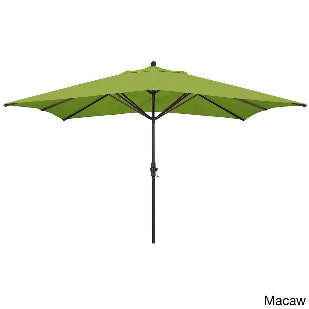 Newport Rectangular Crank Lift, Sunbrella Fabric Umbrella by Havenside Home, Base Not Included