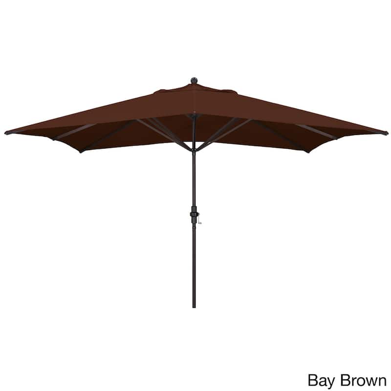 Newport Rectangular Crank Lift, Sunbrella Fabric Umbrella by Havenside Home, Base Not Included