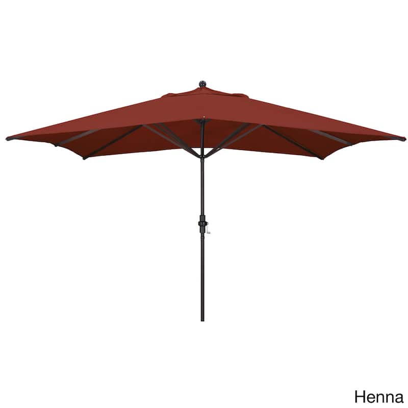 Newport Rectangular Crank Lift, Sunbrella Fabric Umbrella by Havenside Home, Base Not Included