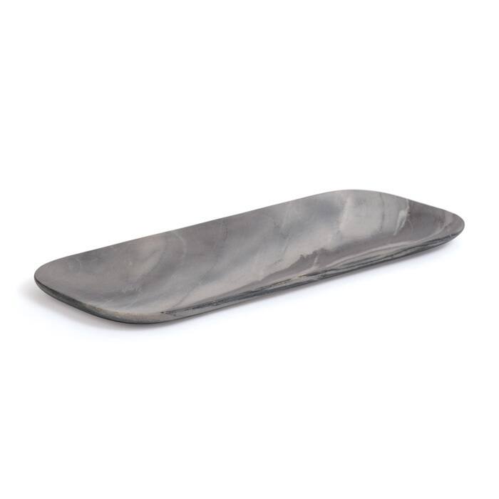 Natural Grey Rectangular Marble Cheese Board