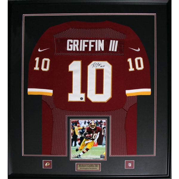 framed redskins jersey