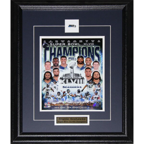Seattle Seahawks Superbowl XLVIII Champions 8-inch x 10-inch Frame