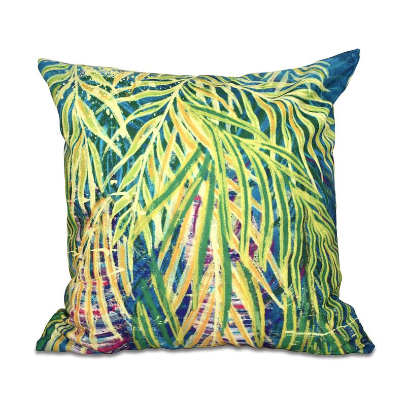 16 x 16-inch Malibu Floral Print Outdoor Pillow