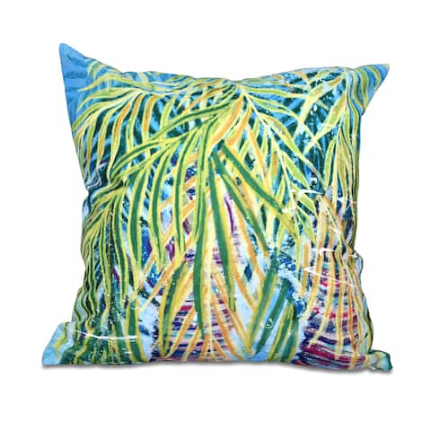 16 x 16-inch Malibu Floral Print Outdoor Pillow