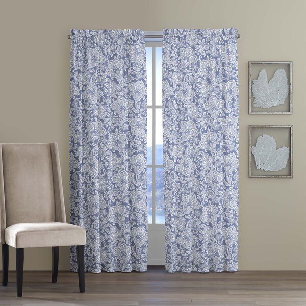 Tommy Bahama Home Island Memory Cotton Curtain Panel Pair - Free ...