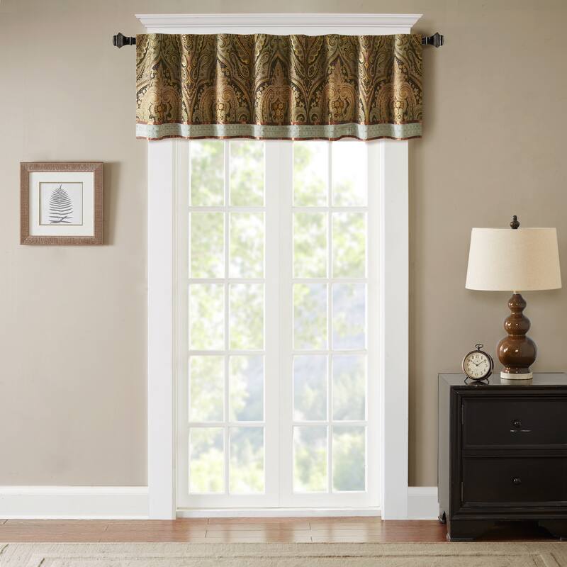 Madison Park Signature Canovia Spring Brown Valance