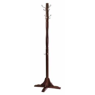 Winsome Jera Home Decor Brown Wood Decorative Coat Rack