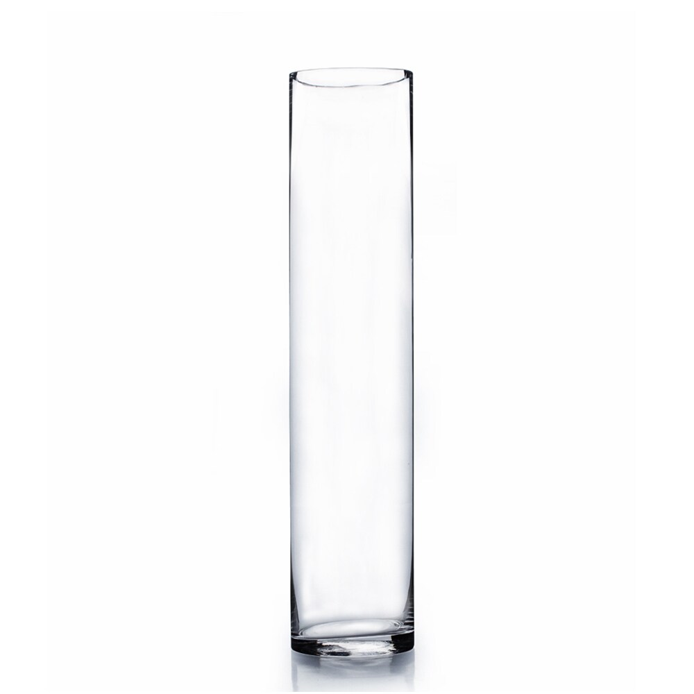 Glass Cylinder 4inch x 20inch Vase (Set of 6) Clear eBay