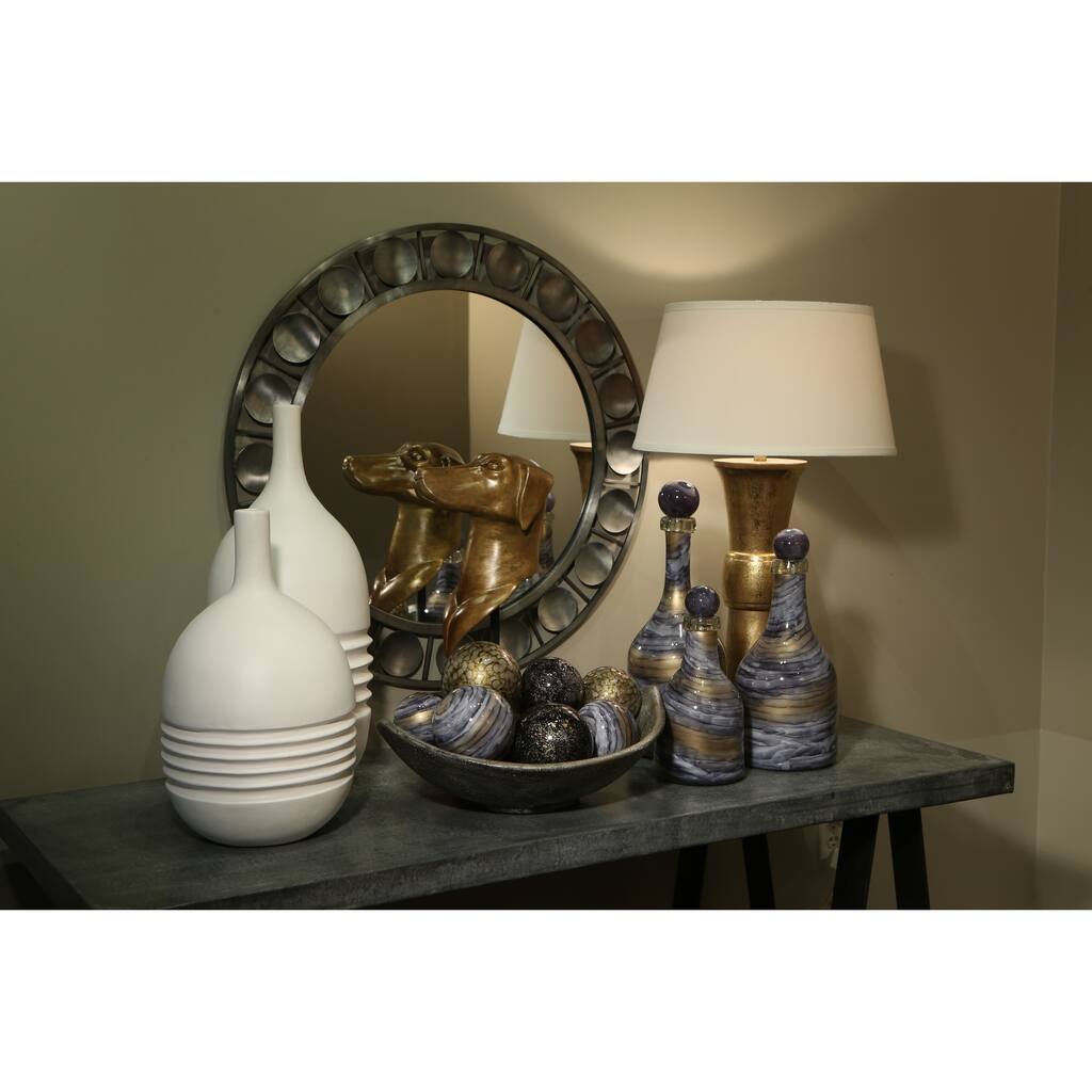 Handmade Glass Decorative Spheres (Set of 12) - 3x3x3, 4x4x4, 5x5x5