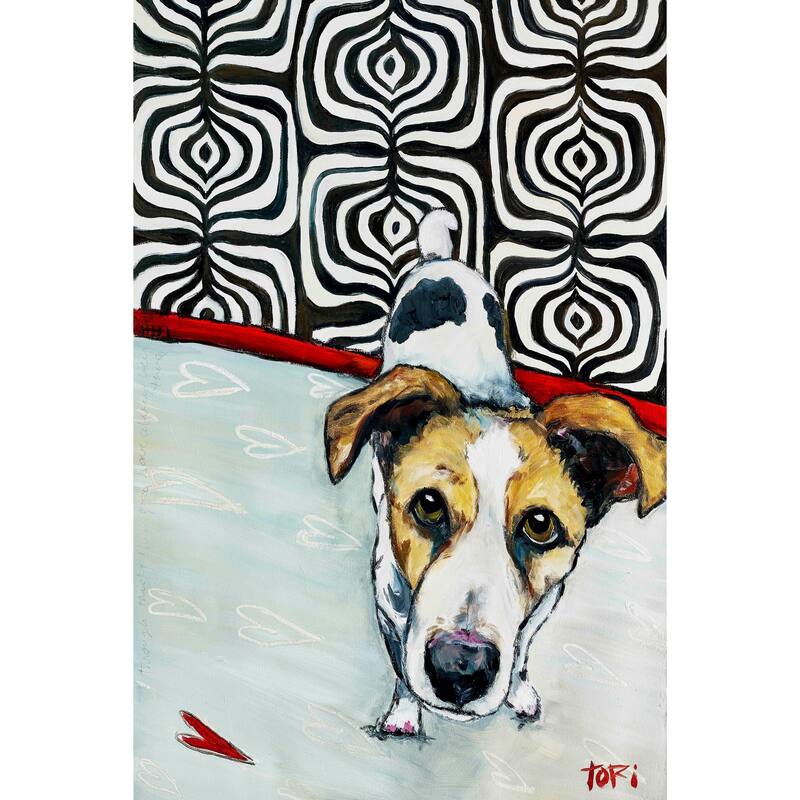 Marmont Hill 'Thick & Thin' Painting Print on Wrapped Canvas - Multi-color