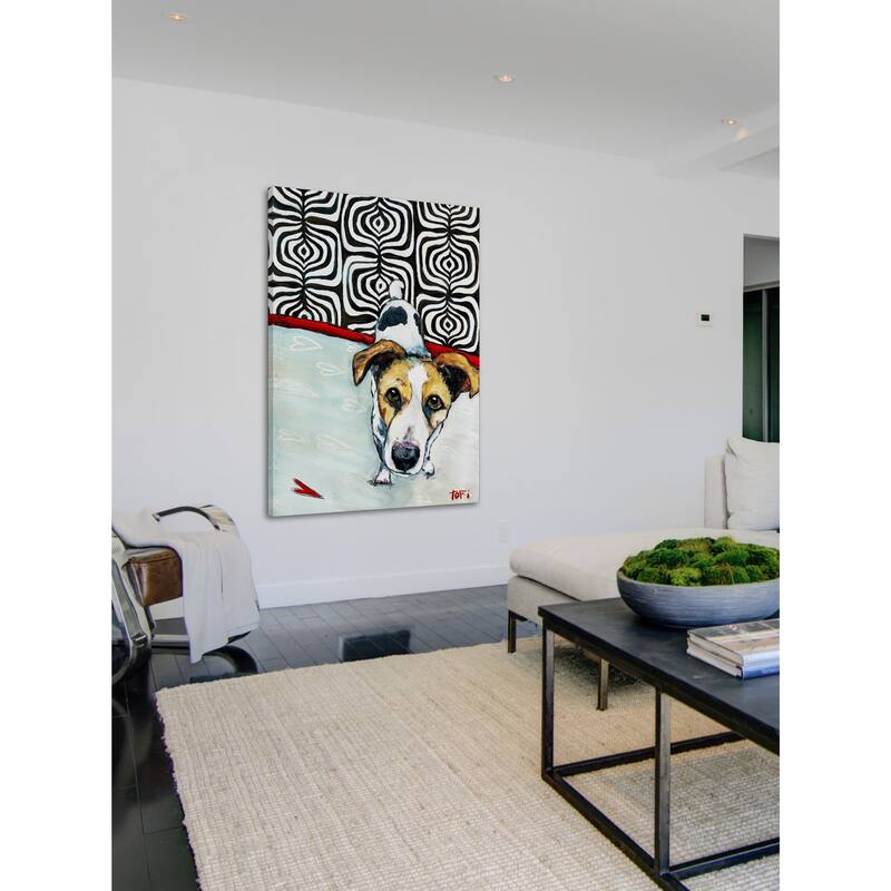 Marmont Hill 'Thick & Thin' Painting Print on Wrapped Canvas - Multi-color