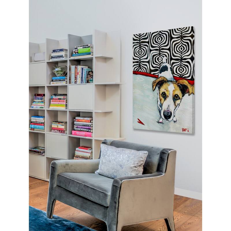 Marmont Hill 'Thick & Thin' Painting Print on Wrapped Canvas - Multi-color