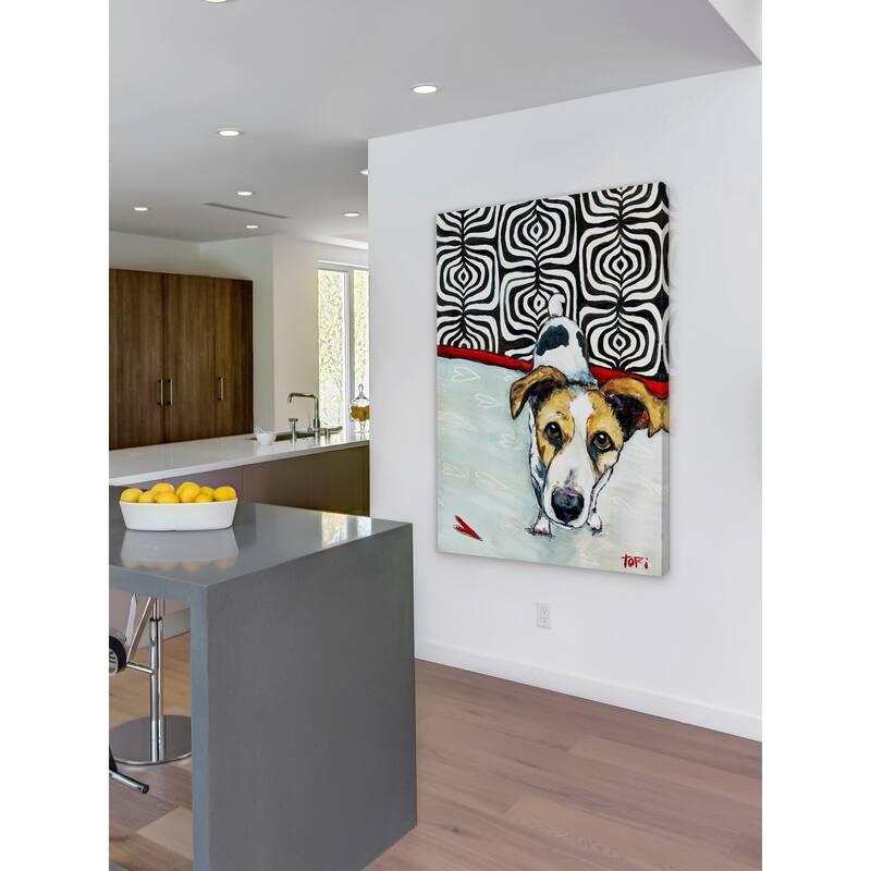 Marmont Hill 'Thick & Thin' Painting Print on Wrapped Canvas - Multi-color