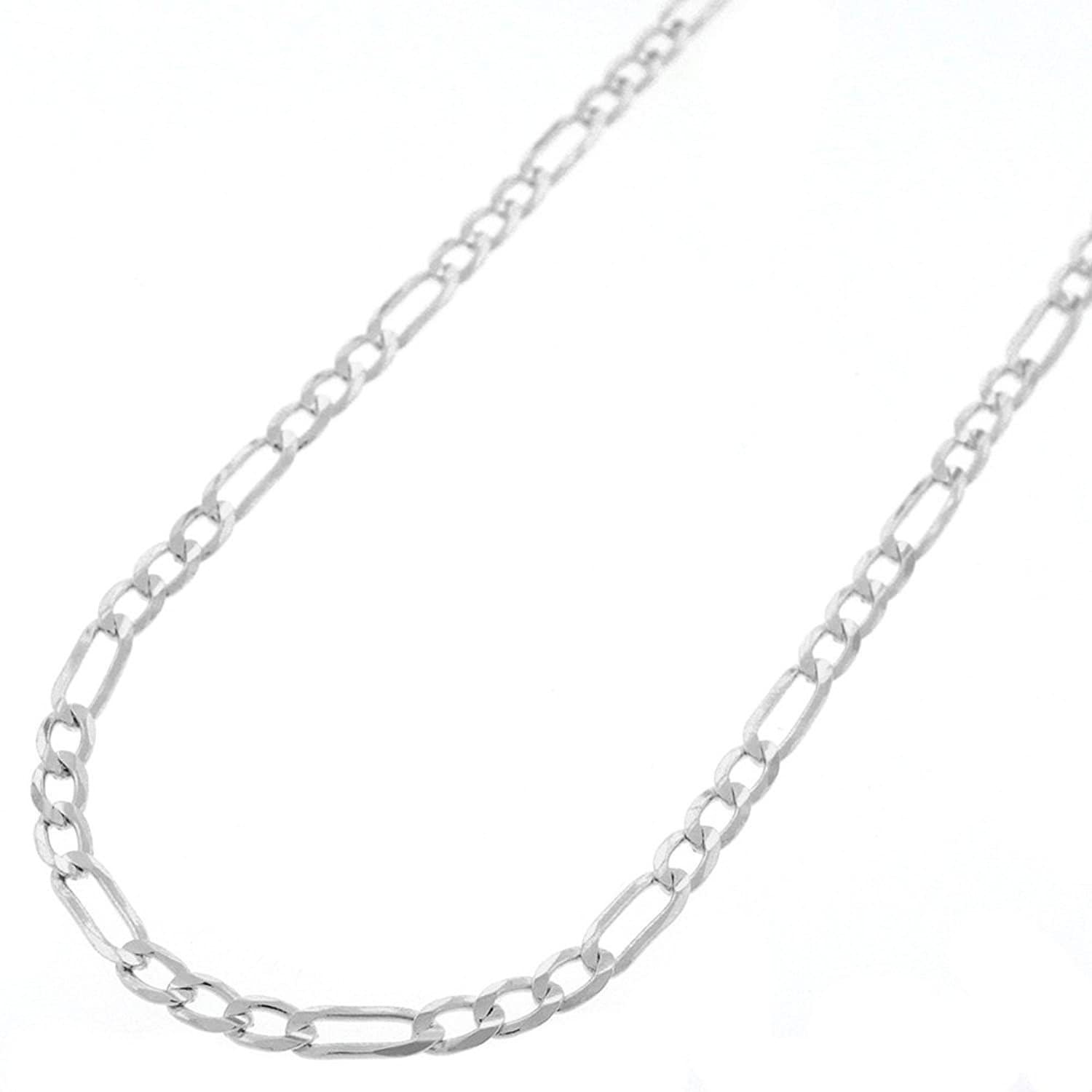 Fine Jewelry 5mm Figaro Sterling Silver Chain Pure 925 Italian 161820222430inch Necklace 