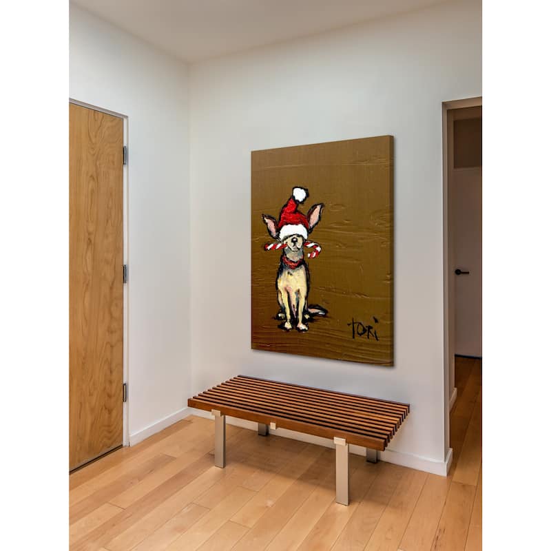 Marmont Hill 'Chihuahua' Painting Print on Wrapped Canvas - Multi-Color