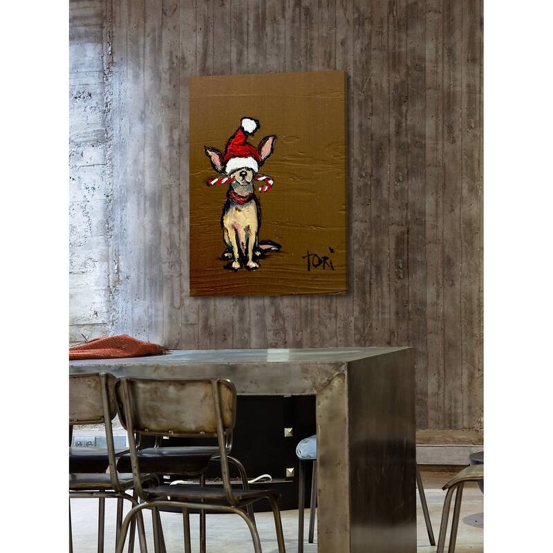 Marmont Hill 'Chihuahua' Painting Print on Wrapped Canvas - Multi-Color