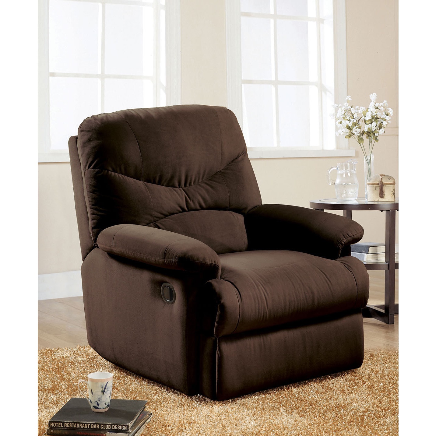 microfiber glider recliner