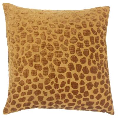 Lameez Geometric Throw Pillow Cover Ginger