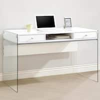 Buy Glass Desks Computer Tables Online At Overstock Our Best Home Office Furniture Deals