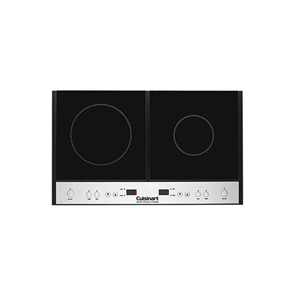 Shop Cuisinart Ict 60 Black Double Induction Cooktop Overstock