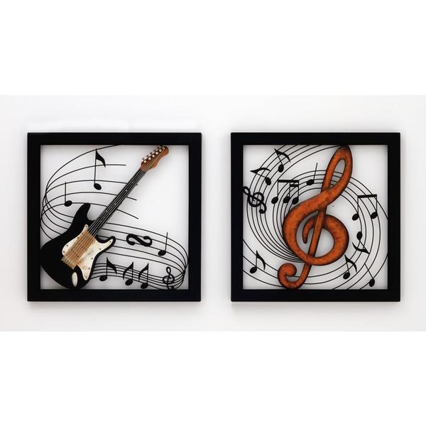 Studio 350 Metal Wall Decor Set of 2, 24 inches wide, 24 inches high