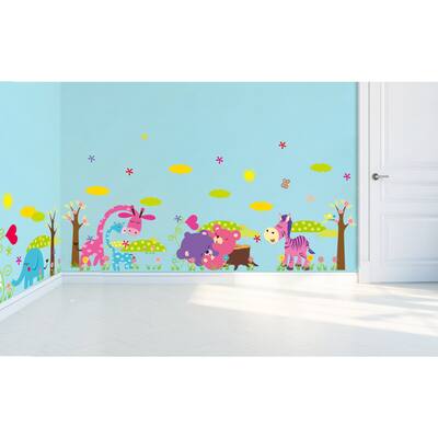 HomeSource Friends for Days 12-inch x 18-inch Removable Wall Graphic - 12 X 18