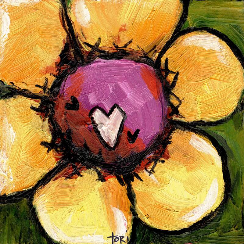 Marmont Hill 'Sunflower' Painting Print on Canvas - Multi-Color