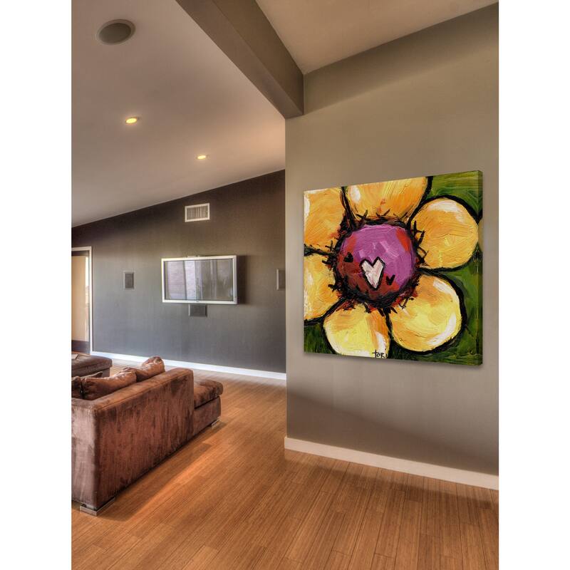 Marmont Hill 'Sunflower' Painting Print on Canvas - Multi-Color