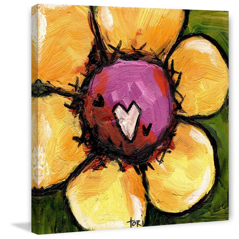 Marmont Hill 'Sunflower' Painting Print on Canvas - Multi-Color