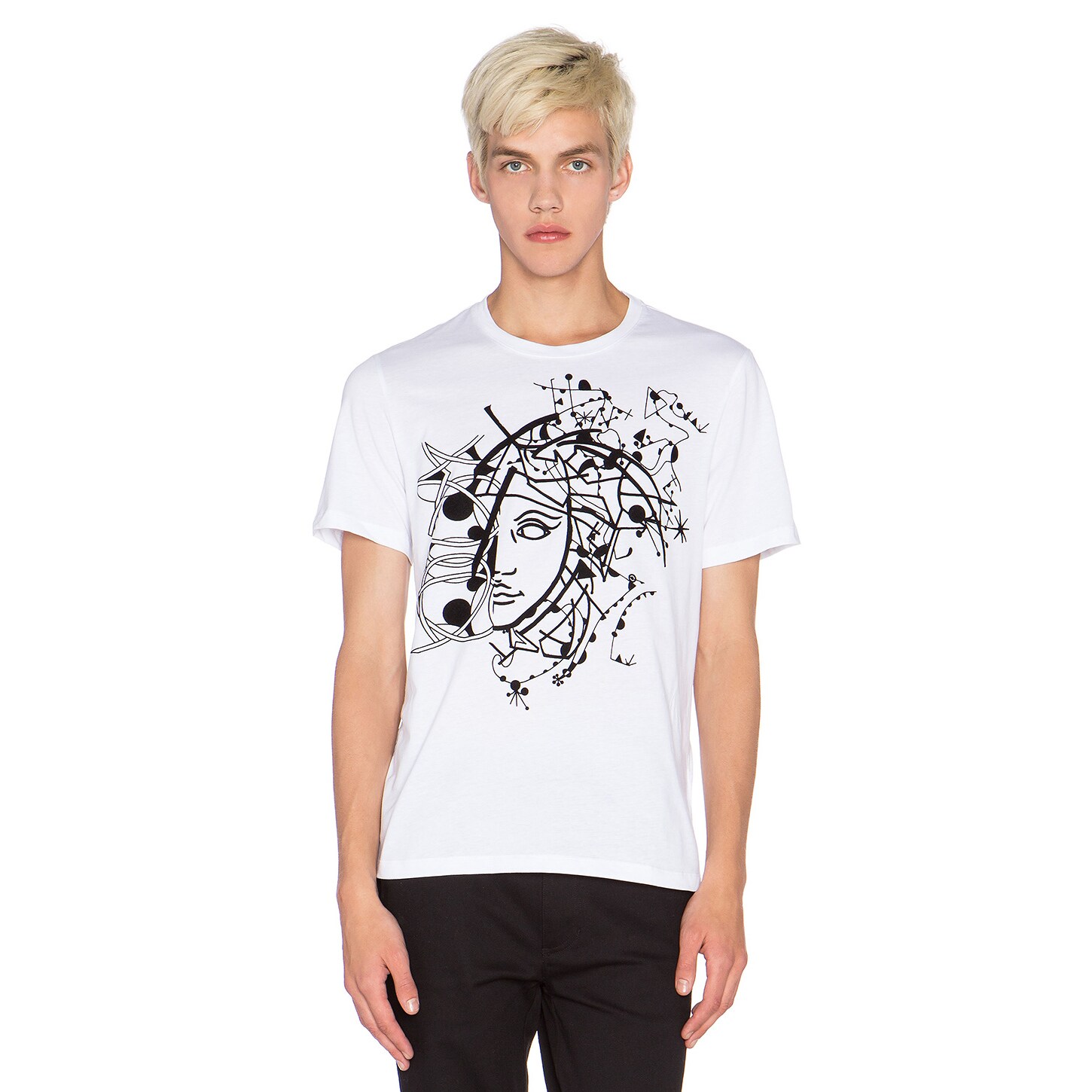 versace t shirt half medusa