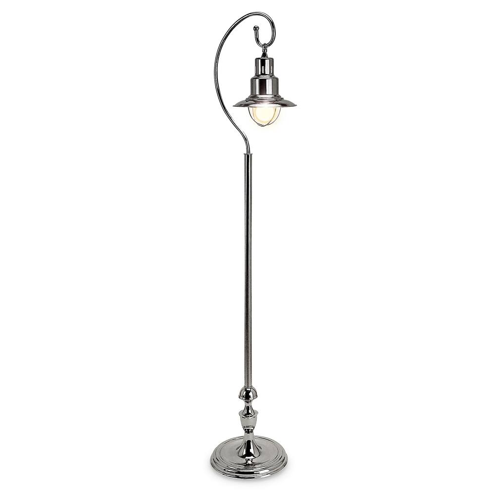 Nickel Station Floor Lamp