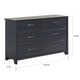 preview thumbnail 14 of 20, South Shore Ulysses 6-Drawer Double Dresser