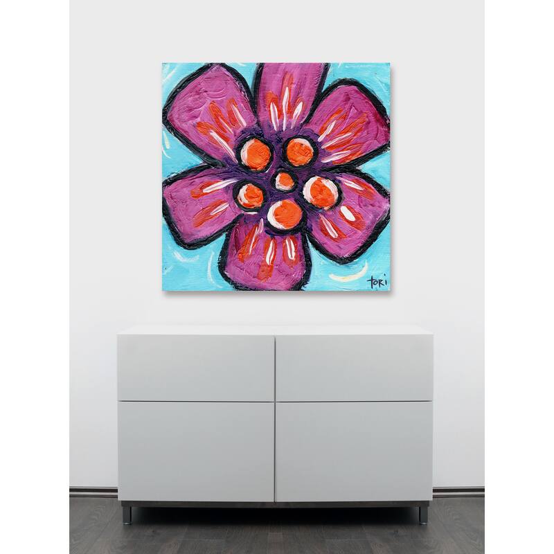 Marmont Hill 'Hawaii Flower' Painting Print on Canvas - Multi-Color