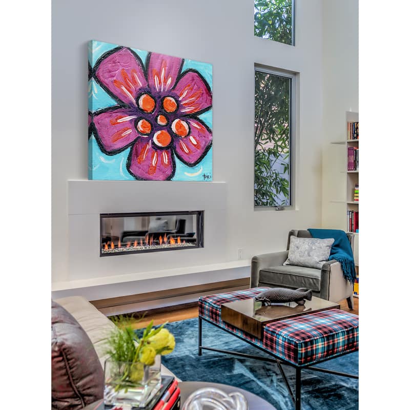 Marmont Hill 'Hawaii Flower' Painting Print on Canvas - Multi-Color