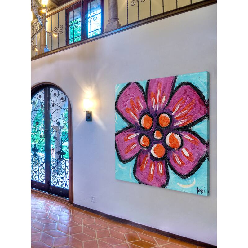 Marmont Hill 'Hawaii Flower' Painting Print on Canvas - Multi-Color