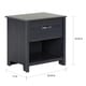 preview thumbnail 21 of 22, South Shore Ulysses 1-Drawer Nightstand