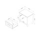 preview thumbnail 17 of 22, South Shore Ulysses 1-Drawer Nightstand