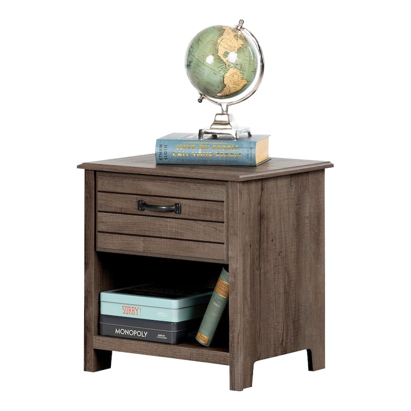 South Shore Ulysses 1-Drawer Nightstand