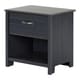 preview thumbnail 19 of 22, South Shore Ulysses 1-Drawer Nightstand