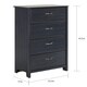 preview thumbnail 11 of 21, South Shore Ulysses 4-Drawer Chest