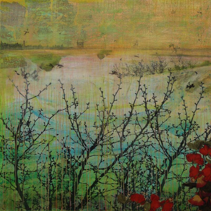 Marmont Hill 'Bucolia 2' Painting Print on Wrapped Canvas - Multi-Color