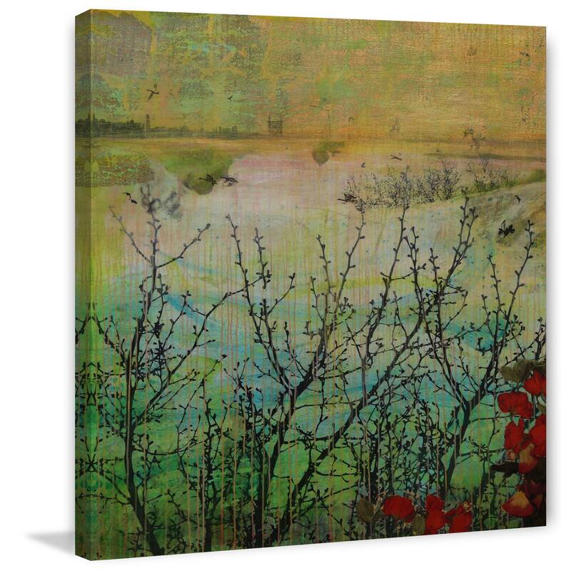 Marmont Hill 'Bucolia 2' Painting Print on Wrapped Canvas - Multi-Color