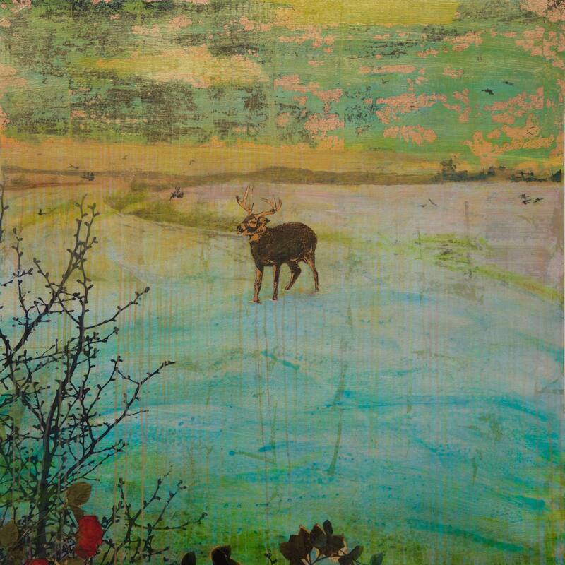 Marmont Hill 'Bucolia' Painting Print on Wrapped Canvas - Multi-Color